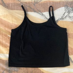 ARQ xl longline bra top black